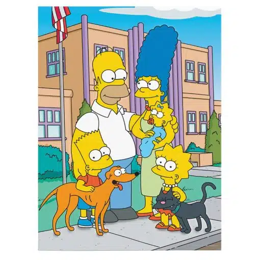 Tablou afis Familia Simpson desene animate 4718 front