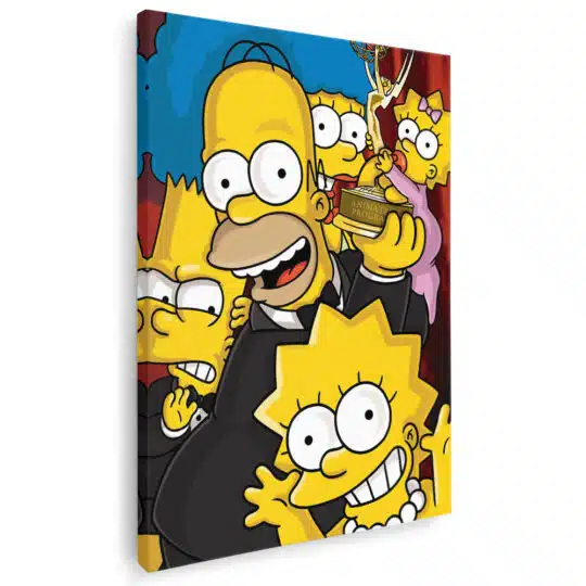 Tablou afis Familia Simpson desene animate 4719