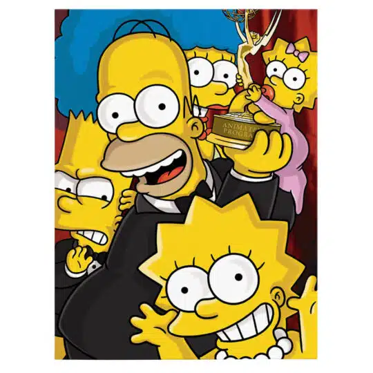 Tablou afis Familia Simpson desene animate 4719 front