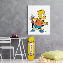 Tablou afis Familia Simpson desene animate 4723 camera adolescent