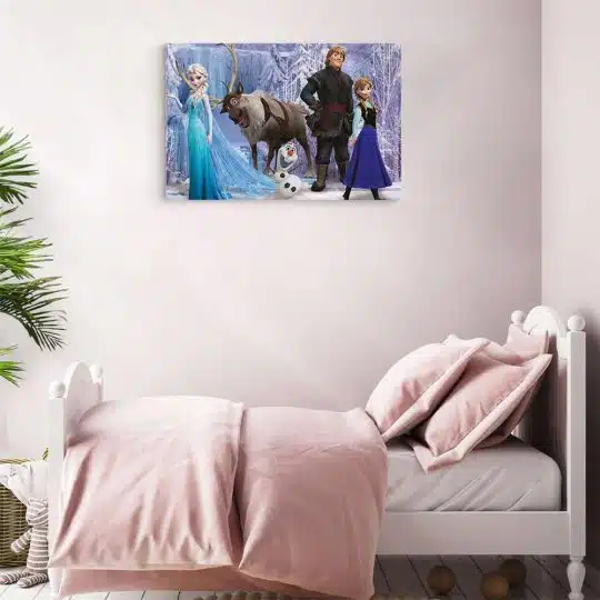 Tablou afis Frozen Elsa Anna Kristoff desene animate 2162 camera copii mic - Afis Poster Tablou afis Frozen Anna Kristoff desene animate pentru living casa birou bucatarie livrare in 24 ore la cel mai bun pret.