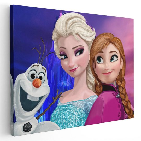 Tablou afis Frozen Elsa Anna Olaf desene animate 2163 - Afis Poster Tablou afis Frozen Anna Olaf desene animate pentru living casa birou bucatarie livrare in 24 ore la cel mai bun pret.