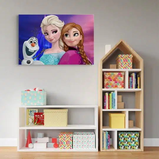 Tablou afis Frozen Elsa Anna Olaf desene animate 2163 camera copii - Afis Poster Tablou afis Frozen Anna Olaf desene animate pentru living casa birou bucatarie livrare in 24 ore la cel mai bun pret.