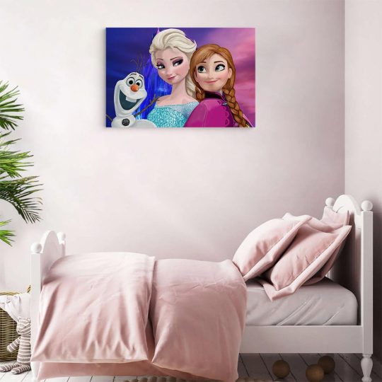 Tablou afis Frozen Elsa Anna Olaf desene animate 2163 camera copii mic - Afis Poster Tablou afis Frozen Anna Olaf desene animate pentru living casa birou bucatarie livrare in 24 ore la cel mai bun pret.