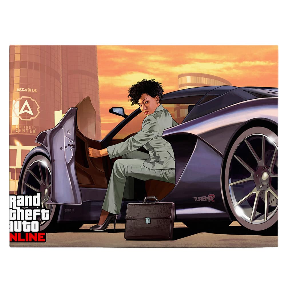 Tablou afis Grand Theft Auto - Material produs:: Poster imprimat pe hartie foto, Dimensiunea:: 70x100 cm