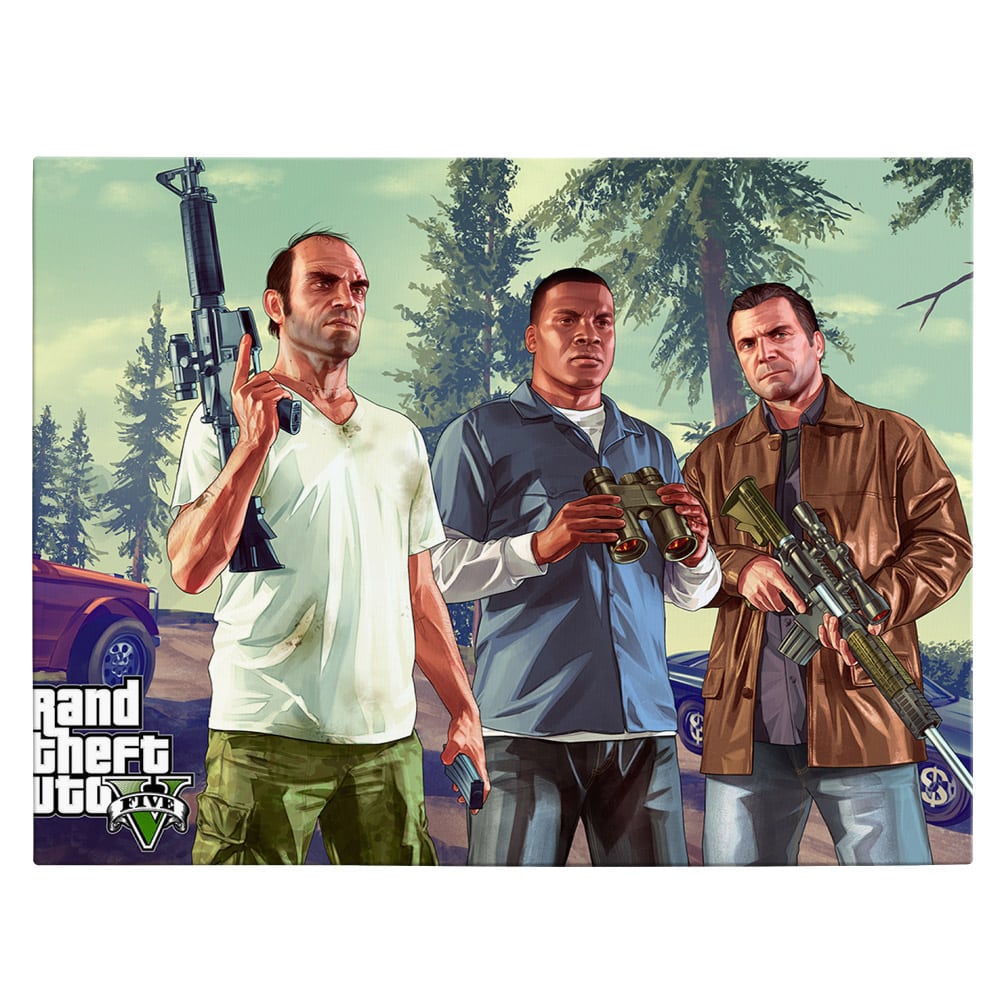 Tablou afis Grand Theft Auto - Material produs:: Poster imprimat pe hartie foto, Dimensiunea:: 70x100 cm