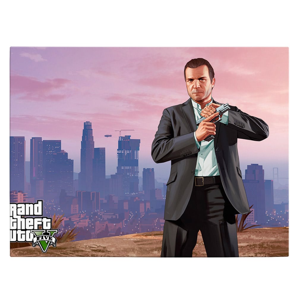 Tablou afis Grand Theft Auto - Material produs:: Poster imprimat pe hartie foto, Dimensiunea:: 60x90 cm