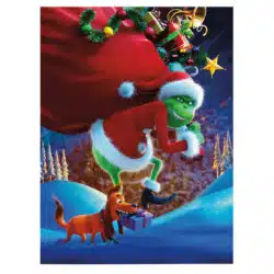 Tablou afis Grinch desene animate 4804 front