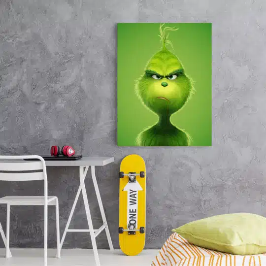 Tablou afis Grinch desene animate 4805 camera adolescent