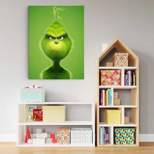 Tablou afis Grinch desene animate 4805 camera copii