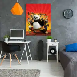 Tablou afis Kung Fu Panda desene animate 4780 camera tineret