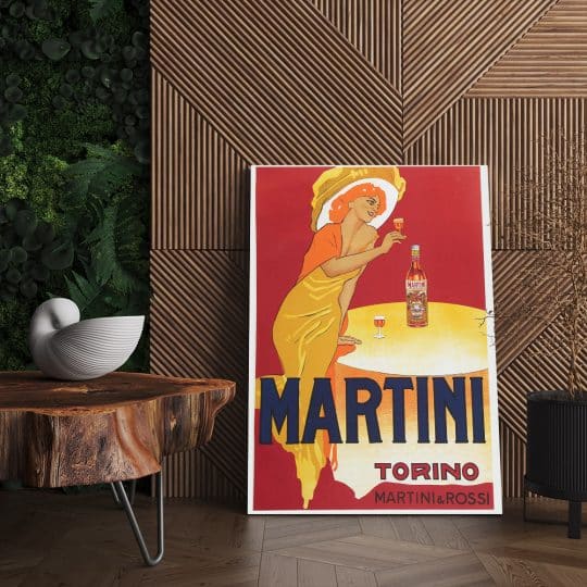Tablou afis Martini vintage 4027 living