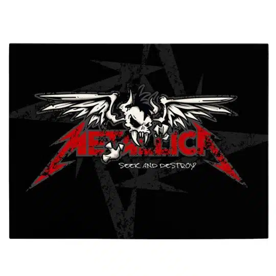 Tablou afis Metallica trup rock 2367 front - Afis Poster Tablou afis chitara Metallica pentru living casa birou bucatarie livrare in 24 ore la cel mai bun pret.