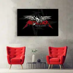 Tablou afis Metallica trup rock 2367 hol - Afis Poster Tablou afis chitara Metallica pentru living casa birou bucatarie livrare in 24 ore la cel mai bun pret.