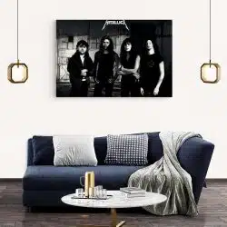 Tablou afis Metallica trupa rock 2296 living modern 2 - Afis Poster Tablou afis Metallica trupa rock pentru living casa birou bucatarie livrare in 24 ore la cel mai bun pret.