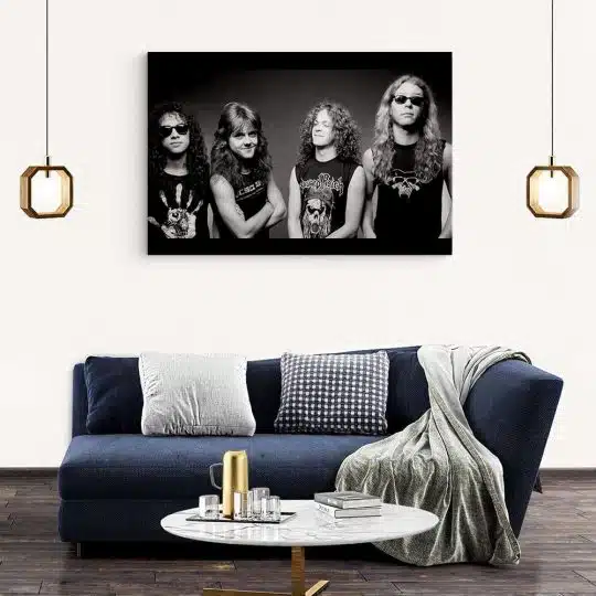 Tablou afis Metallica trupa rock 2298 living modern 2 - Afis Poster Tablou afis Metallica trupa rock pentru living casa birou bucatarie livrare in 24 ore la cel mai bun pret.