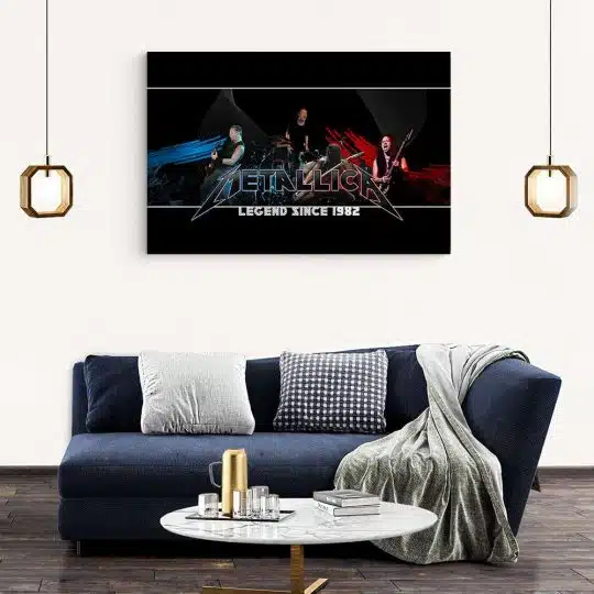 Tablou afis Metallica trupa rock 2322 living modern 2 - Afis Poster Tablou afis Metallica trupa rock pentru living casa birou bucatarie livrare in 24 ore la cel mai bun pret.