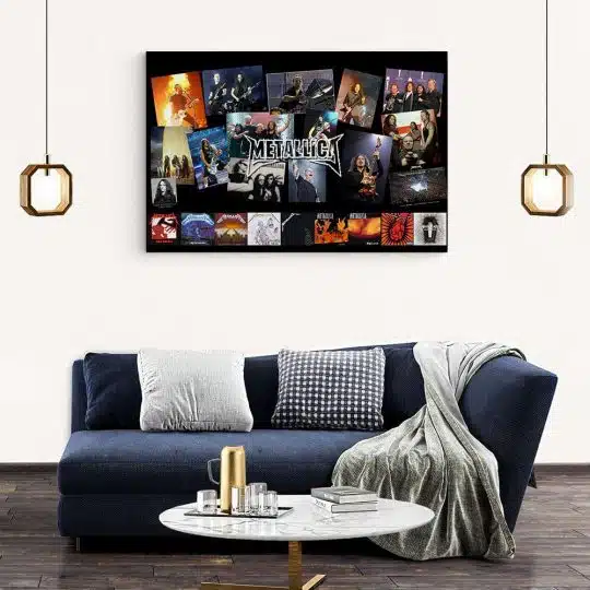 Tablou afis Metallica trupa rock 2387 living modern 2 - Afis Poster Tablou afis Metallica trupa rock pentru living casa birou bucatarie livrare in 24 ore la cel mai bun pret.