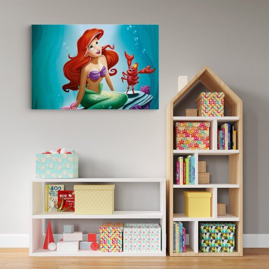 Tablou afis Mica Sirena desene animate 2192 camera copii - Afis Poster Tablou afis Mica Sirena desene animate pentru living casa birou bucatarie livrare in 24 ore la cel mai bun pret.