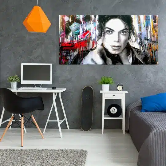 Tablou afis Michael Jackson cantaret 2350 tablou camera tineret - Afis Poster Tablou afis Michael Jackson cantaret pentru living casa birou bucatarie livrare in 24 ore la cel mai bun pret.