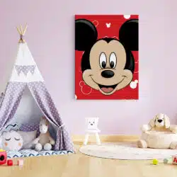 Tablou afis Mickey Mouse desene animate 4937 camera copil mic