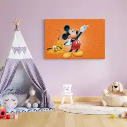 Tablou afis Mickey Mouse desene animate 4941 camera copil mic