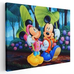Tablou afis Mickey Mouse si Minnie desene animate 2247 - Afis Poster Tablou Mickey Mouse si Minnie desene animate pentru living casa birou bucatarie livrare in 24 ore la cel mai bun pret.