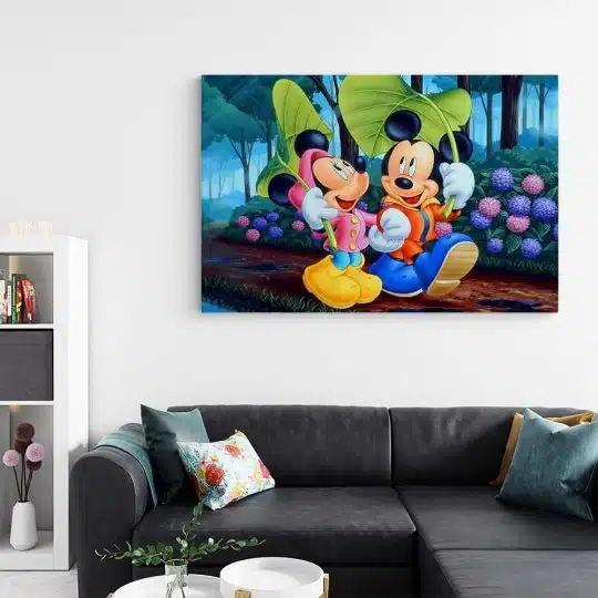 Tablou afis Mickey Mouse si Minnie desene animate 2247 living - Afis Poster Tablou Mickey Mouse si Minnie desene animate pentru living casa birou bucatarie livrare in 24 ore la cel mai bun pret.