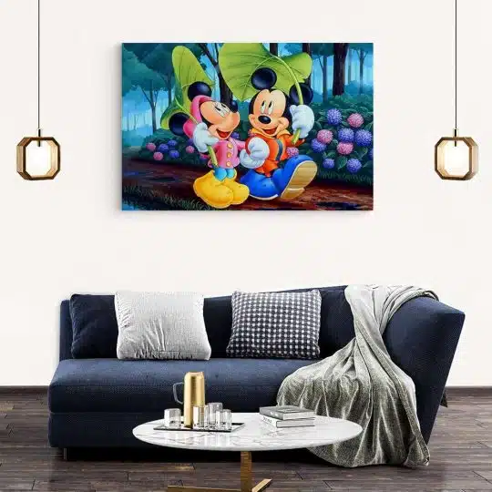 Tablou afis Mickey Mouse si Minnie desene animate 2247 living modern 2 - Afis Poster Tablou Mickey Mouse si Minnie desene animate pentru living casa birou bucatarie livrare in 24 ore la cel mai bun pret.