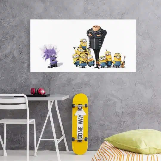 Tablou afis Minionii desene animate 2240 tablou camere copii - Afis Poster Tablou afis Minionii desene animate pentru living casa birou bucatarie livrare in 24 ore la cel mai bun pret.