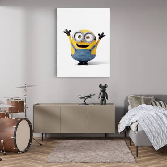 Tablou afis Minionii desene animate 4783 camera moderna adolescent