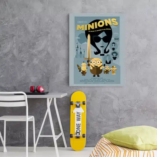 Tablou afis Minionii desene animate 4786 camera adolescent