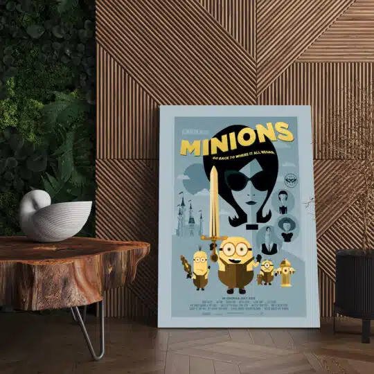 Tablou afis Minionii desene animate 4786 living