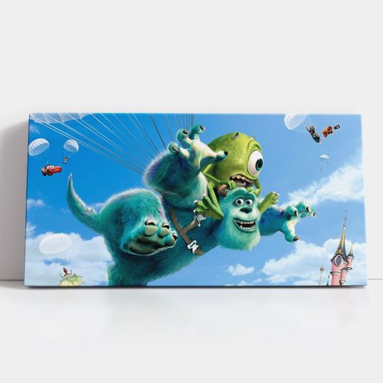 Tablou afis Monsters desene animate 2166 detalii tablou - Afis Poster Tablou afis Monsters desene animate pentru living casa birou bucatarie livrare in 24 ore la cel mai bun pret.