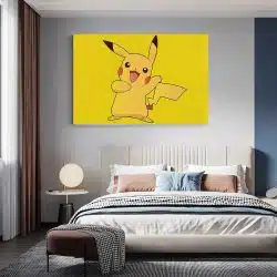 Tablou afis Pikachu jocuri desene animate 2248 dormitor - Afis Poster Tablou Pikachu jocuri desene animate pentru living casa birou bucatarie livrare in 24 ore la cel mai bun pret.