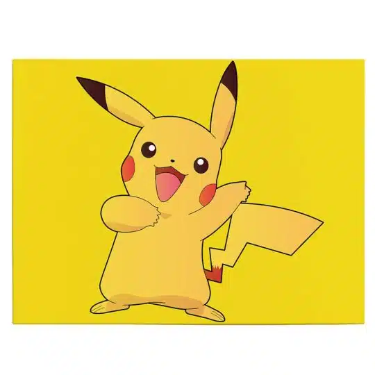 Tablou afis Pikachu jocuri desene animate 2248 front - Afis Poster Tablou Pikachu jocuri desene animate pentru living casa birou bucatarie livrare in 24 ore la cel mai bun pret.