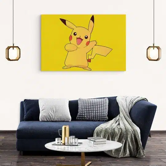 Tablou afis Pikachu jocuri desene animate 2248 living modern 2 - Afis Poster Tablou Pikachu jocuri desene animate pentru living casa birou bucatarie livrare in 24 ore la cel mai bun pret.