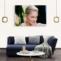 Tablou afis Sharon Stone actrita 2421 living modern 2 - Afis Poster Tablou afis Sharon Stone actrita pentru living casa birou bucatarie livrare in 24 ore la cel mai bun pret.