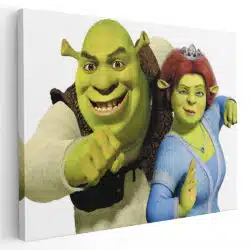 Tablou afis Shrek Fiona desene animate 4636