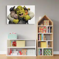 Tablou afis Shrek desene animate 4634 camera copii