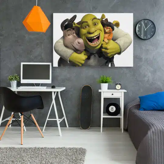 Tablou afis Shrek desene animate 4634 camera tineret