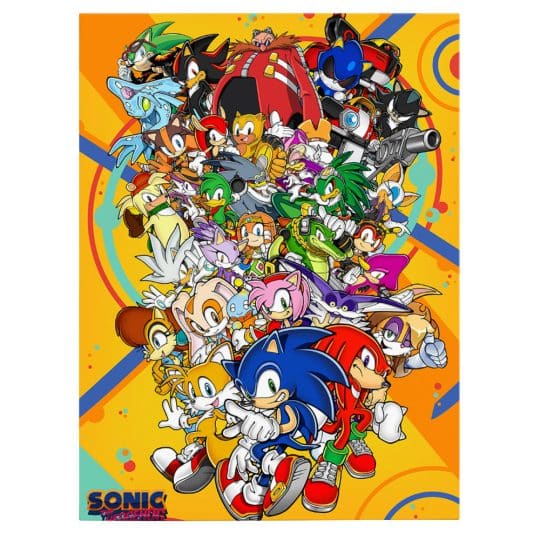 Tablou afis Sonic Ariciul 3650 front