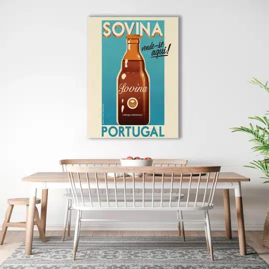 Tablou afis Sovina Portugal vintage 3974 bucatarie1