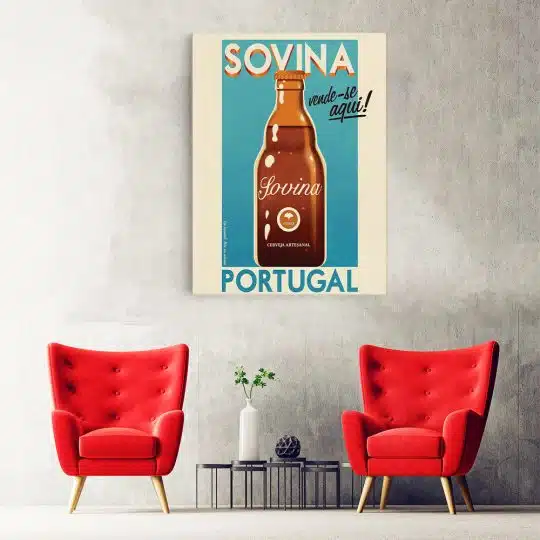 Tablou afis Sovina Portugal vintage 3974 hol