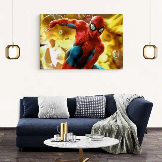 Tablou afis Spiderman desene animate 2206 living modern 2 - Afis Poster Tablou afis Spiderman desene animate pentru living casa birou bucatarie livrare in 24 ore la cel mai bun pret.