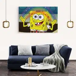 Tablou afis SpongeBob desene animate 2207 living modern 2 - Afis Poster Tablou afis SpongeBob desene animate pentru living casa birou bucatarie livrare in 24 ore la cel mai bun pret.