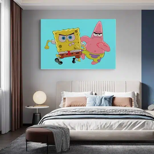 Tablou afis SpongeBob desene animate 2208 dormitor - Afis Poster Tablou afis SpongeBob desene animate pentru living casa birou bucatarie livrare in 24 ore la cel mai bun pret.