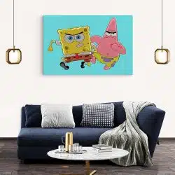 Tablou afis SpongeBob desene animate 2208 living modern 2 - Afis Poster Tablou afis SpongeBob desene animate pentru living casa birou bucatarie livrare in 24 ore la cel mai bun pret.