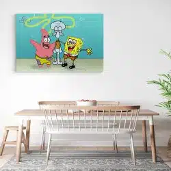 Tablou afis SpongeBob desene animate 2209 bucatarie3 - Afis Poster Tablou afis SpongeBob desene animate pentru living casa birou bucatarie livrare in 24 ore la cel mai bun pret.