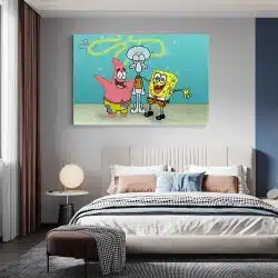 Tablou afis SpongeBob desene animate 2209 dormitor - Afis Poster Tablou afis SpongeBob desene animate pentru living casa birou bucatarie livrare in 24 ore la cel mai bun pret.